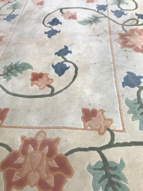 Carpet modern vintage Tibetan done nepal hand 172 X 238 CM