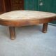 Table basse signee Barrois faussile vintage