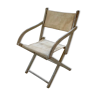 White beach folding chair