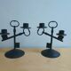 Pair of candleholders