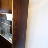 Bookcase With light Display Made In Rosewood, Danish Design From 1960s