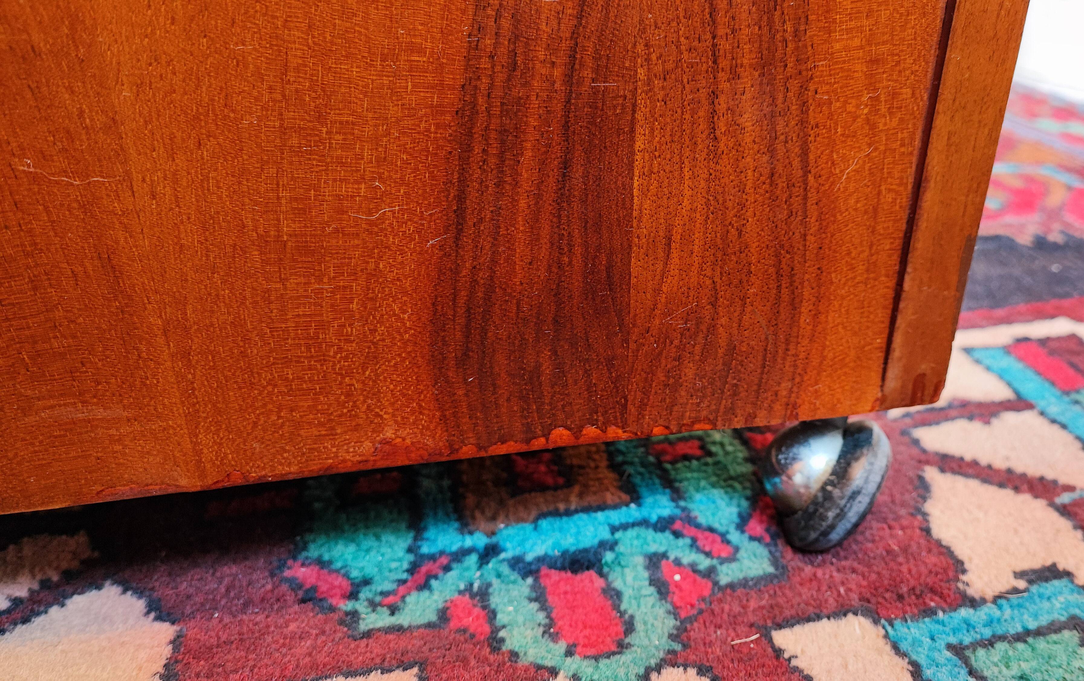 Rosewood coffee bar table Italy 1960