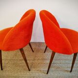 Pair of chairs 70's "moumoute"