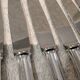 12 dessert knives with silver-plated metal handles, silversmith Ercuis Valencay