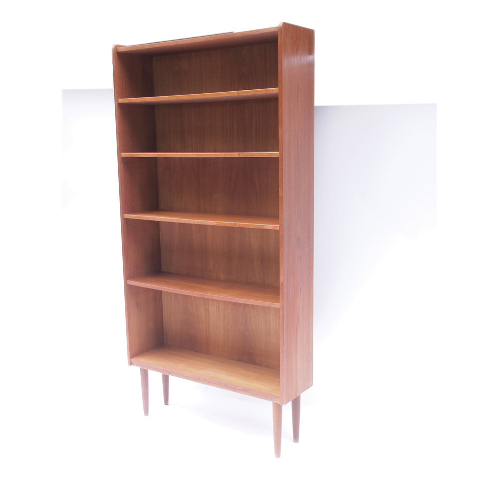 Scandinavian Danish bookcase shelves vintage 60