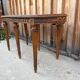 Louis XVI style piano bench in carved wood and caning