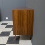 wood sideboard 1960s 2 doors and 4 drawers in the middle