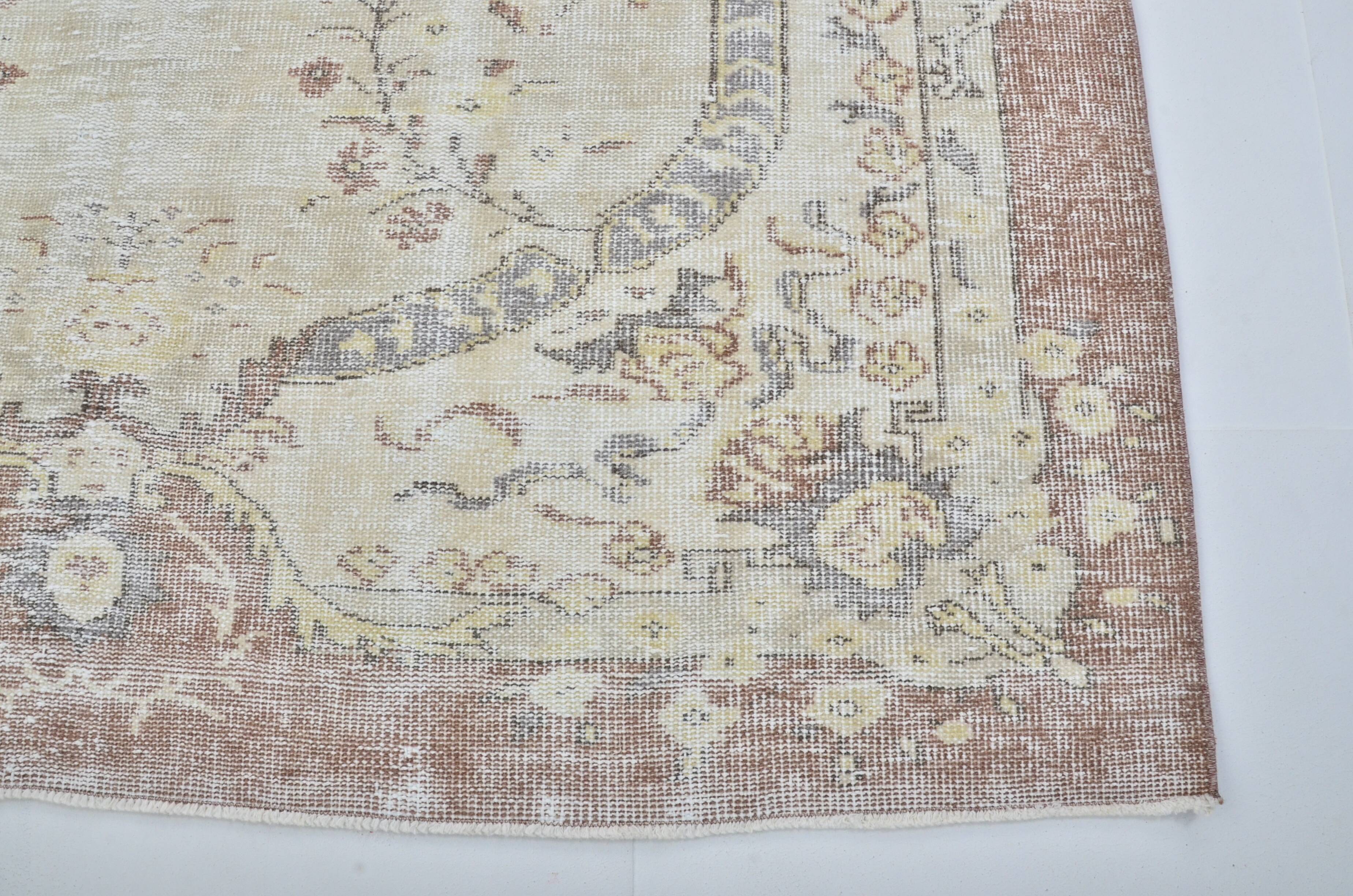 Oushak Handknotted Antique Floor Rug sku 3215