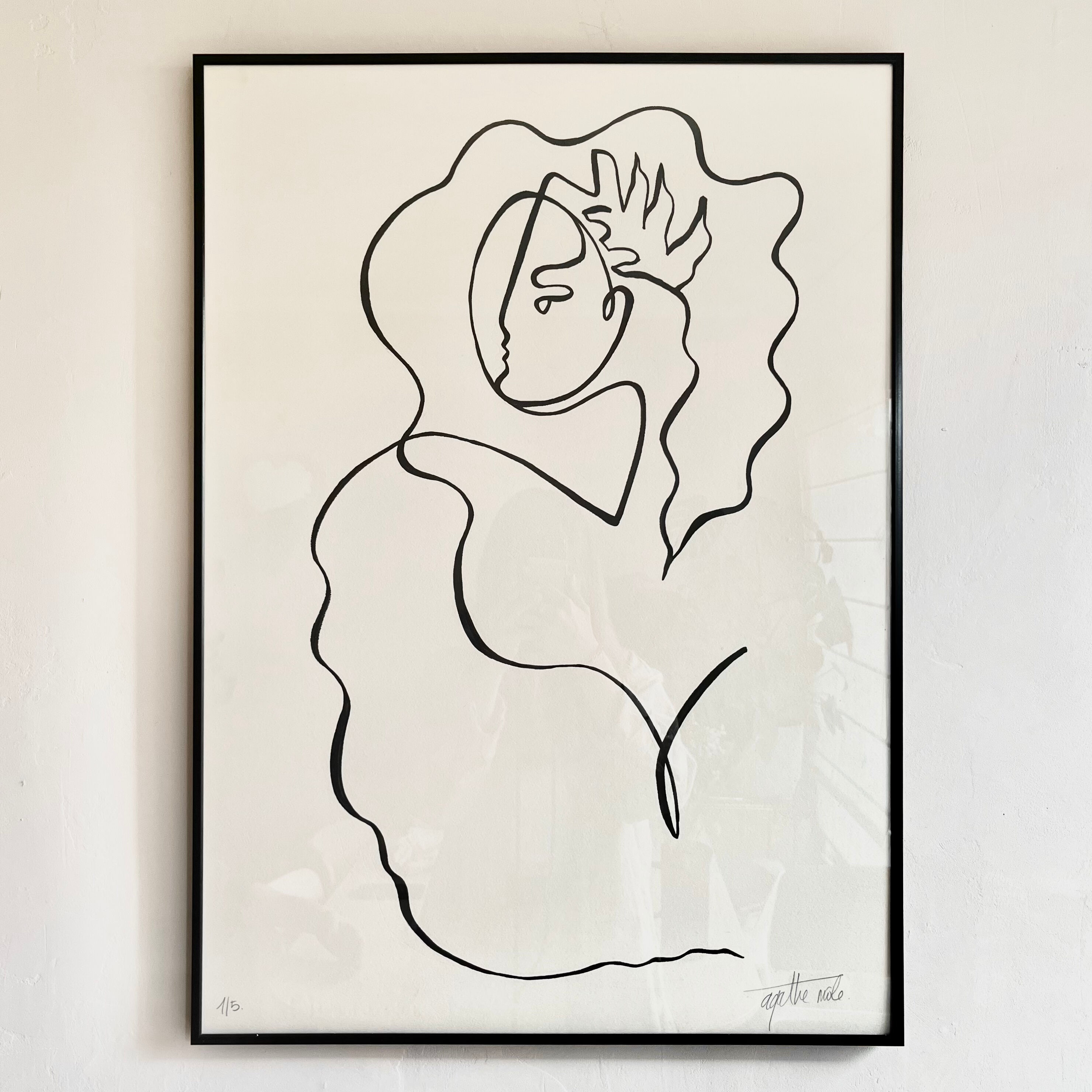 " La fille des étoiles ", 2023, format 50 x 70 cm by Atelier Agapé