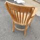 Fauteuil de bureau d'enfant dit "Américain" en chêne vers 1920