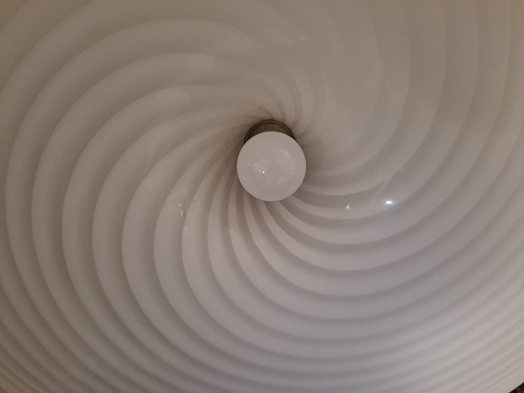 XLarge Murano Swirl Glass Pendant