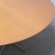 Large 'circular' oak dining table by Arne Jacobsen for Fritz Hansen, 1966