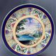 Plat circulaire en faïence de Gien