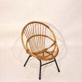Rattan chair child 60s