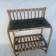 Rattan shelves