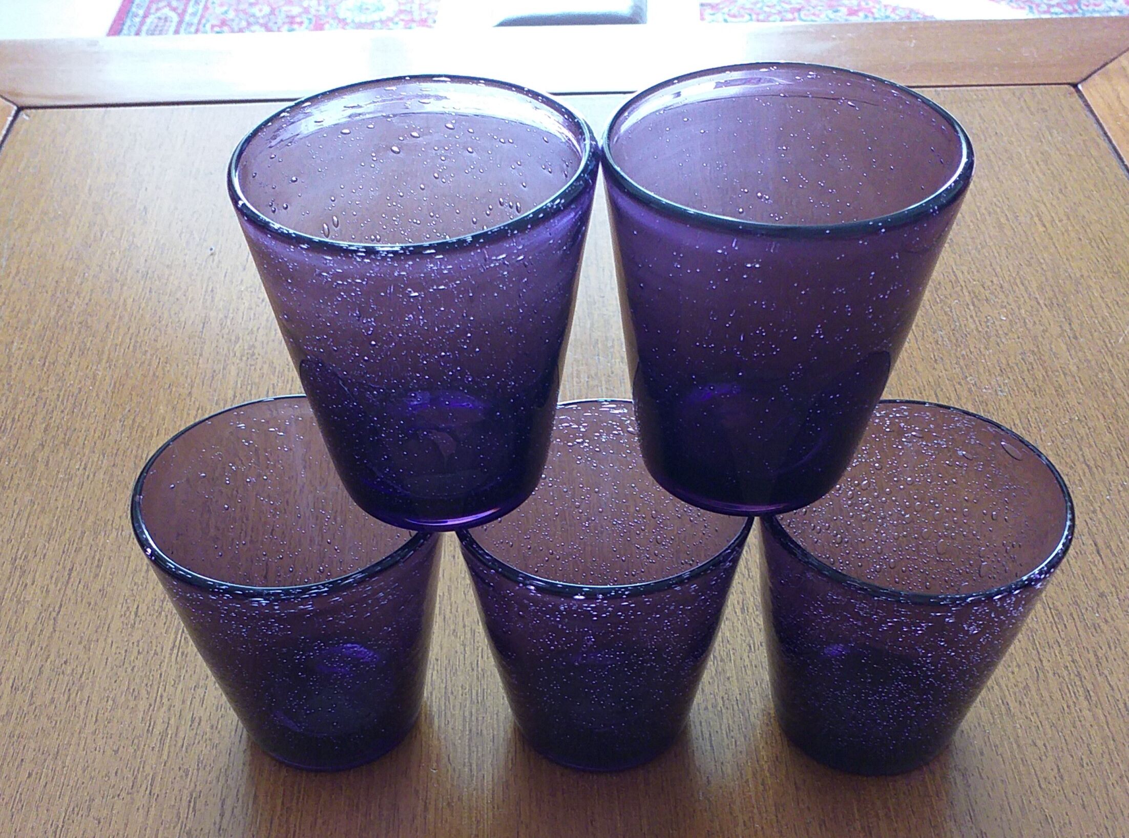 Lot of 5 glasses effect SIA bubbles