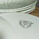 Nine earthenware plates from Salins-les-Bains vintage
