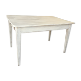 patinated farmhouse table