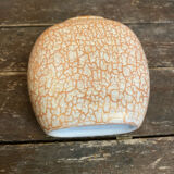 Vintage 1970s Beige and Gold Ceramic Vase by Dr Pierre Ricaud