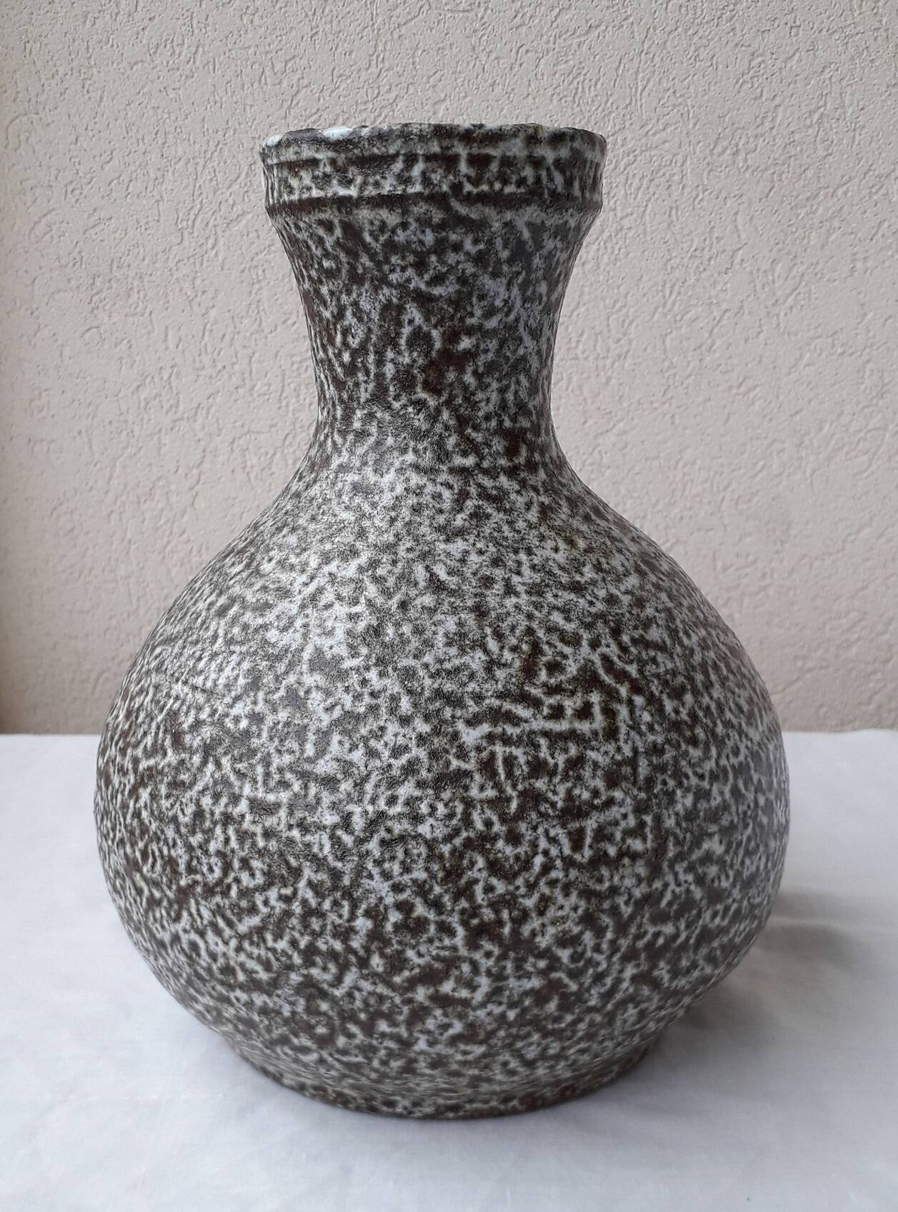 Signed ceramic vase
