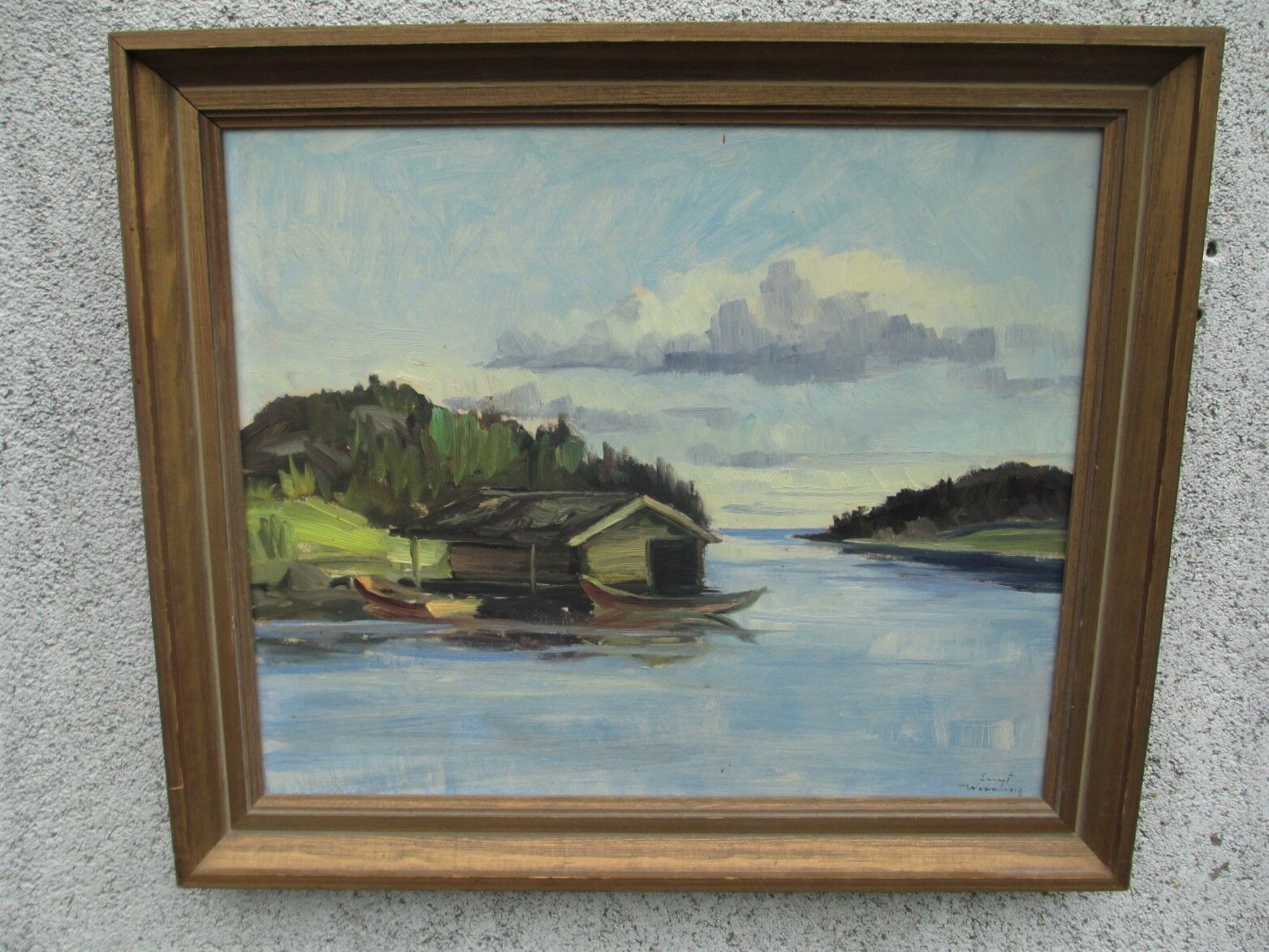 Oil Painting, Sweden, 1970s