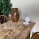 Farm table raw top