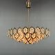 1960s Faceted Glass Chandelier by Jaroslav Bejvl for Kamenicky Senov