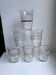 Lot de 6 verres granité années 50