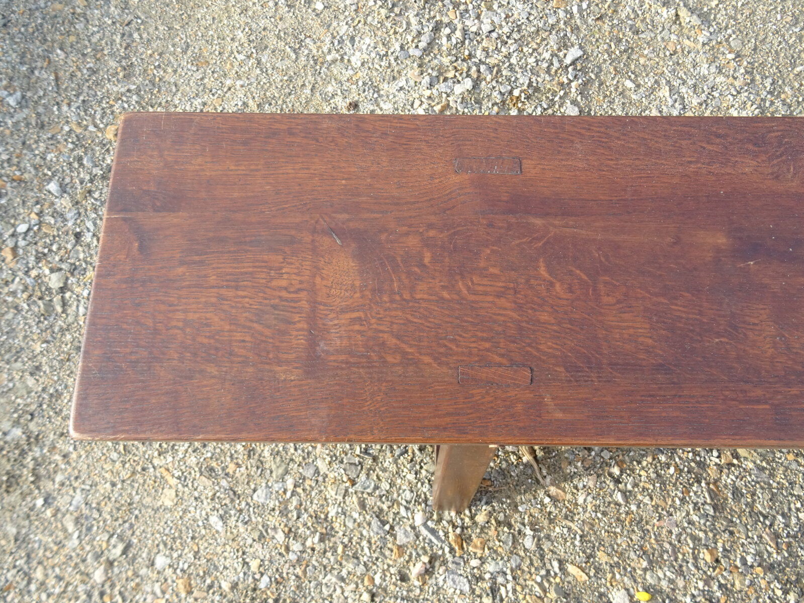 Oak farmhouse bench 200 cm