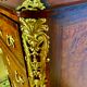 Secretary Napoleon in rosewood, violet wood and gilded bronzes.