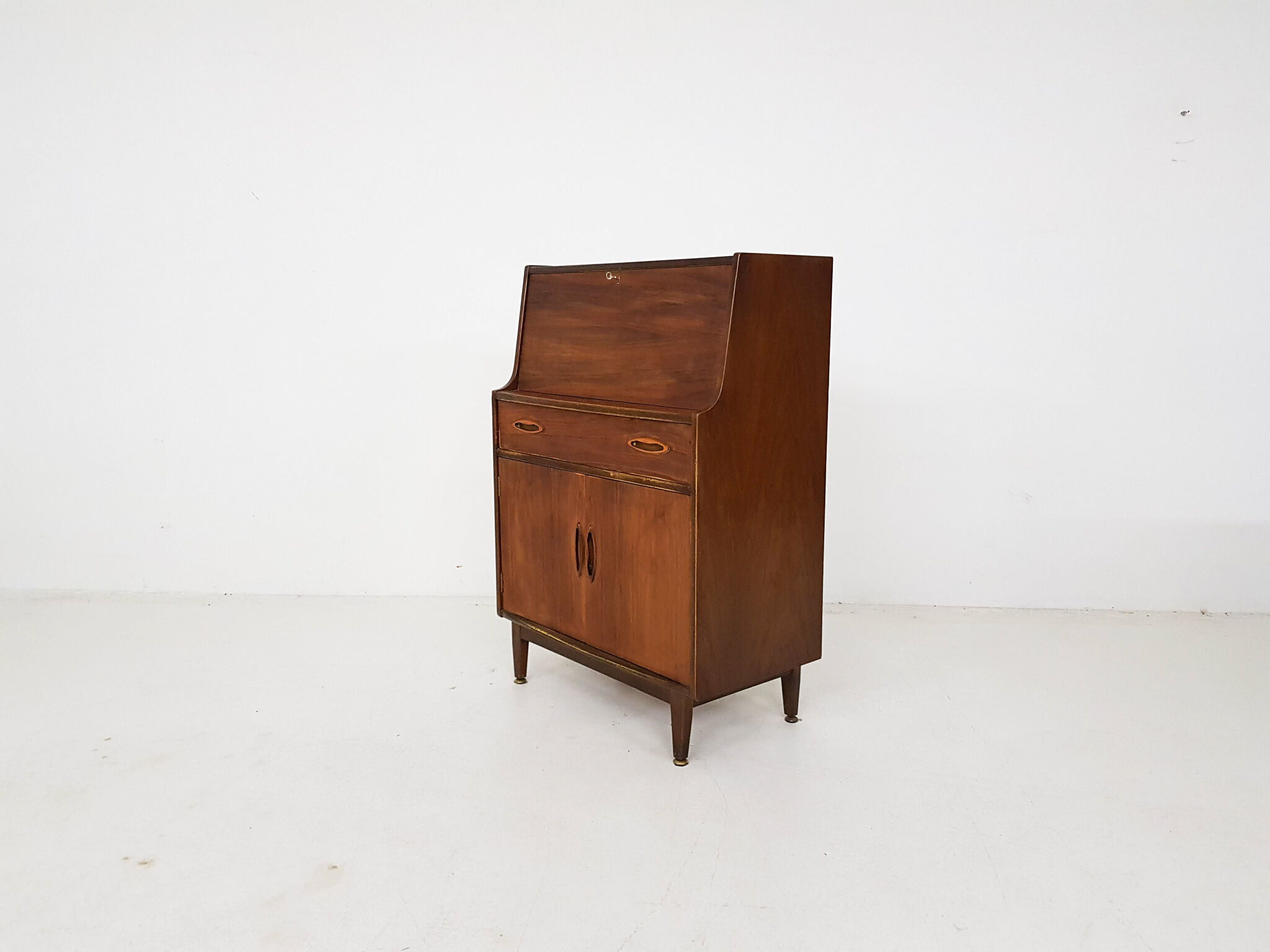 Small teak vintage desk