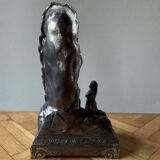 Religious metal music box - I am the immaculate conception - made in France