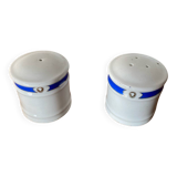 Salt & pepper shakers afibel porcelain empress made in france vintage