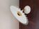Applique murale Vintage opaline blanche