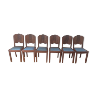 Suite de 6 chaises art déco 1925
