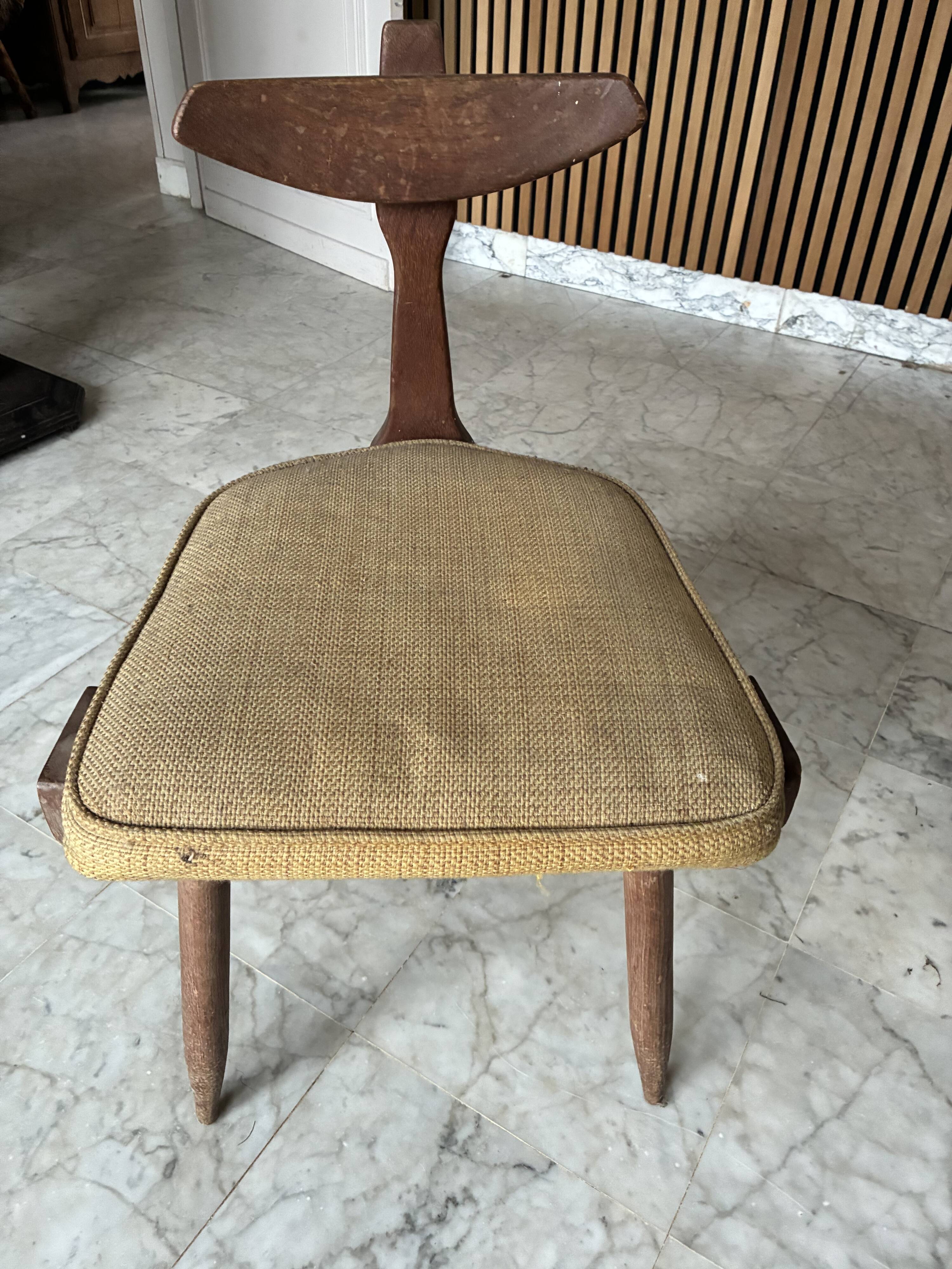 Chaise tripode guillerme et chambron