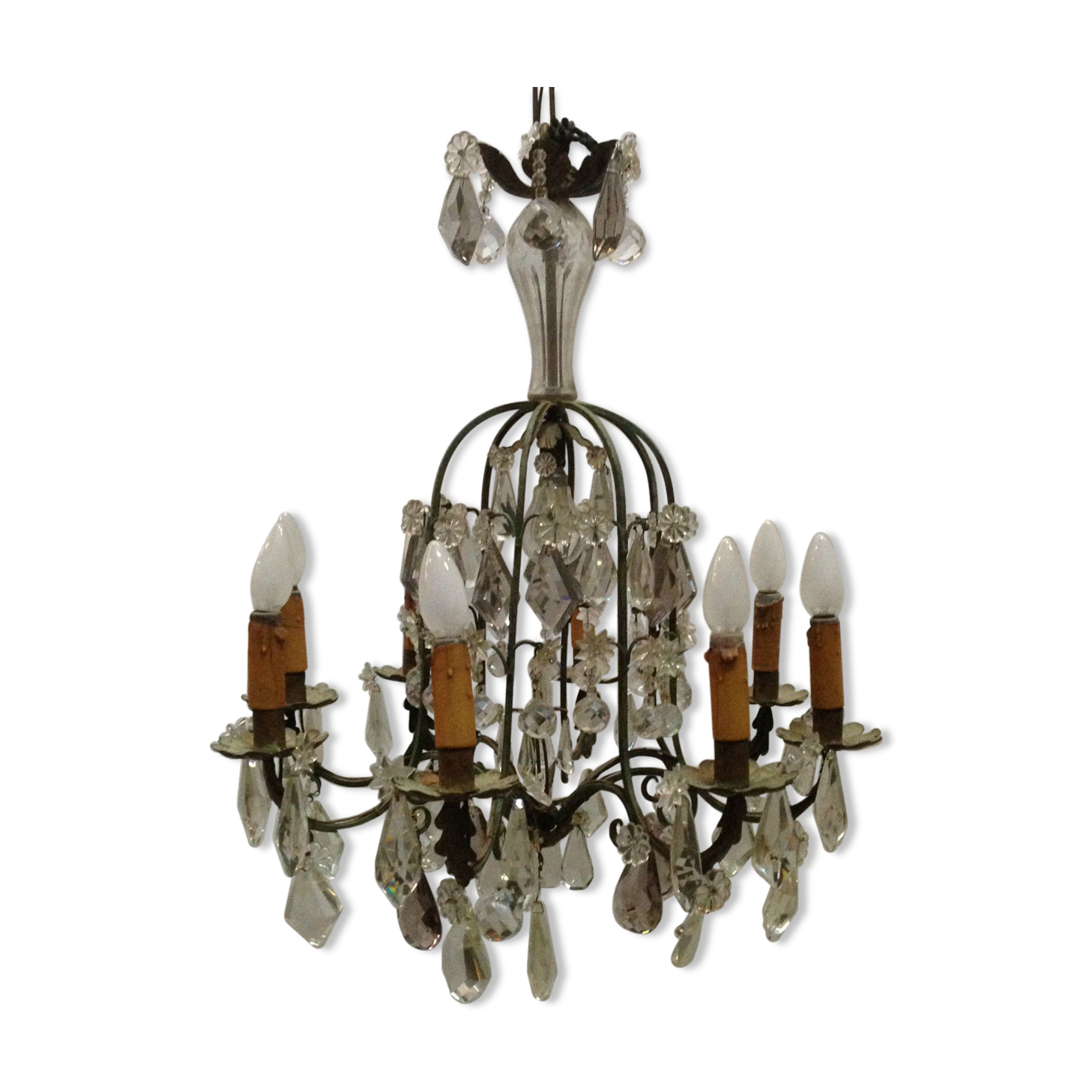 Chandelier Louis XV has tassels