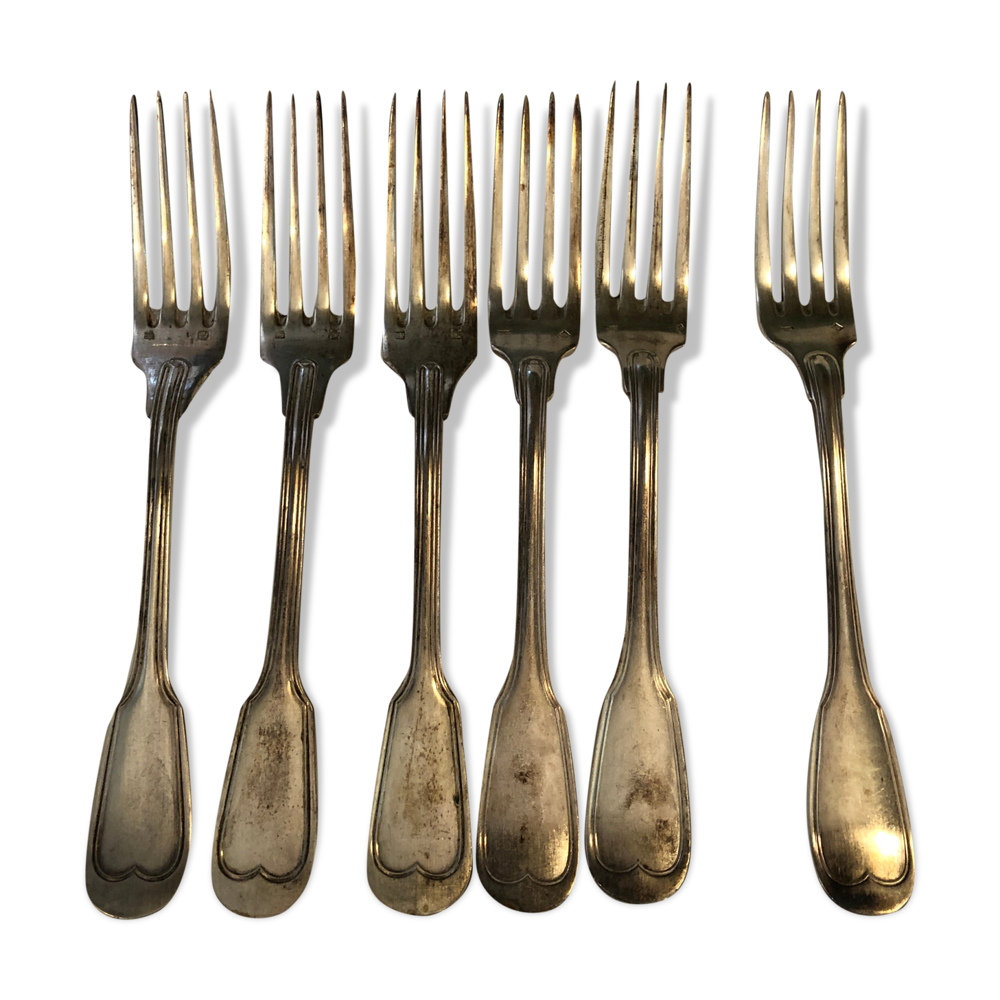 6 silverware forks