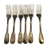 6 silverware forks