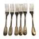 6 fourchettes argenterie