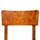 Ensemble de six chaises Art Déco, Pologne, années 1940.