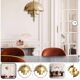 Set of 3 GUBI Multi-Lite pendants – Louis Weisdorf – Brushed brass