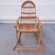Rocking-chair en rotin