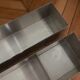 Wall storage space in stainless steel industrial steel designer