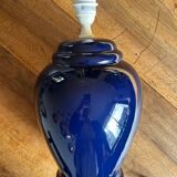 Blue ceramic lamp base