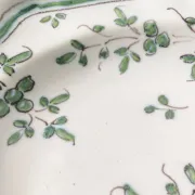 Plat ovale chantourné en faïence de Martres-Tolosane, XIXe siècle