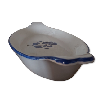 Salins oval oven dish with Claudine pattern
