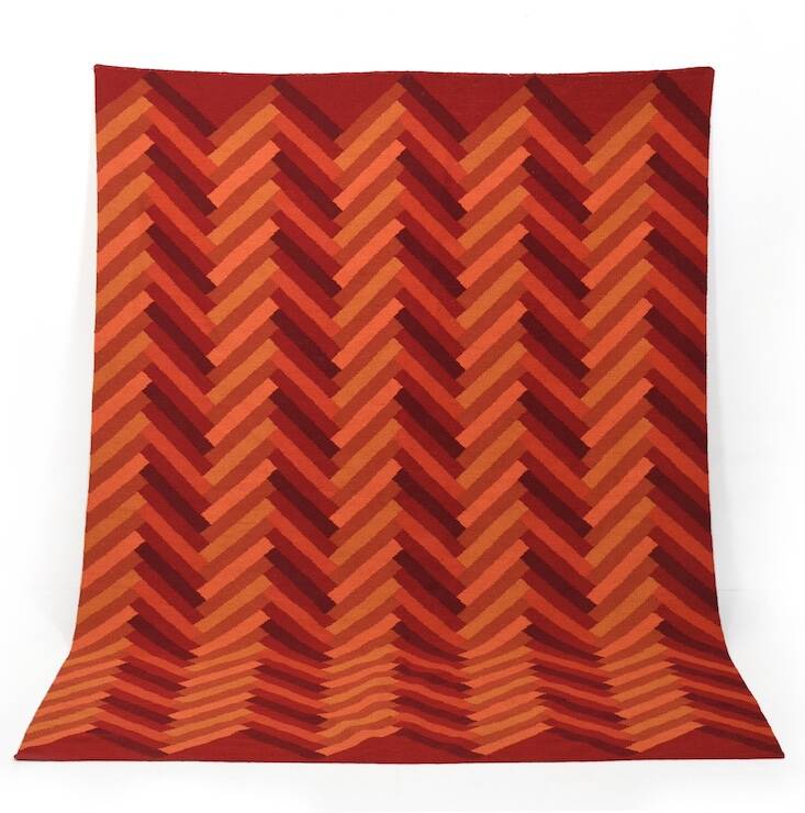 Wool rug by Kilim, Danish design 1960s in wool.