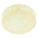 Plafonnier en verre ambré à bulles, style Mid-Century, par H. Tynell pour Limburg, années 1970