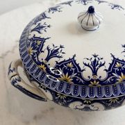 Soupière en Terre de fer - Sarreguemines - modèle Cluny